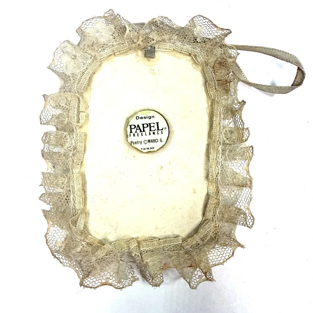Vintage Tina Name Meaning Refrigerator Magnet Papel Marci G Taiwan Lace Decor